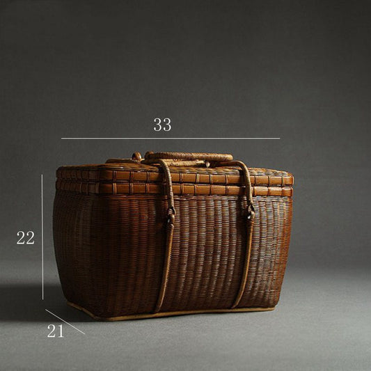 Bolsa Portátil de Bambú para Ceremonia del Té