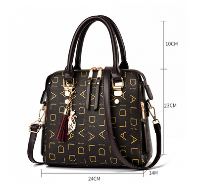 Bolso Bandolera con Letras Encantadoras - Mensajero de Moda - Image 6