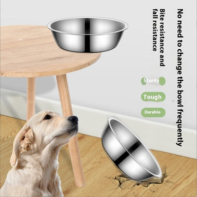 Comedero de Acero Inoxidable para Perros y Gatos - Antideslizante y Fácil de Limpiar - Image 5