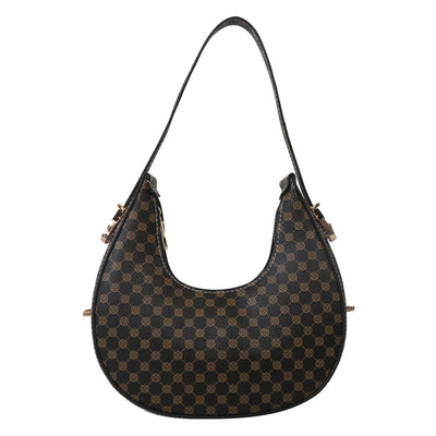 Bolso Bandolera Occidental Estilo Crescent con Estampado - Image 8