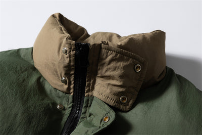 Abrigo Acolchado de Algodón con Cuello Alto - Image 16