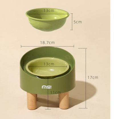 Comedero Cerámico Elevado para Gatos con Protección Cervical - Image 9
