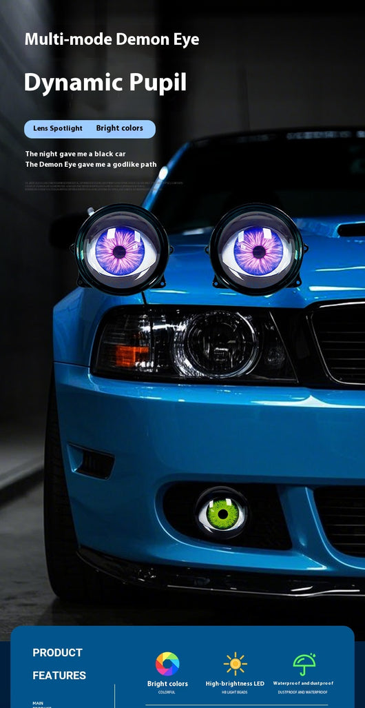 Faro LED Ojo de Demonio Hawkeye - Luz Multimodal para Auto y Moto - Image 12