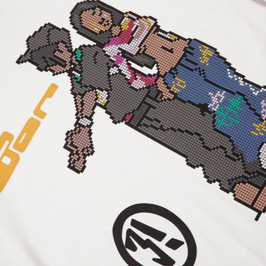 Playera Unisex con Estampado de Personajes Mosaico - Image 3