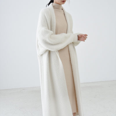 Cardigan Abrigo de Piel de Visón Polar - Image 7