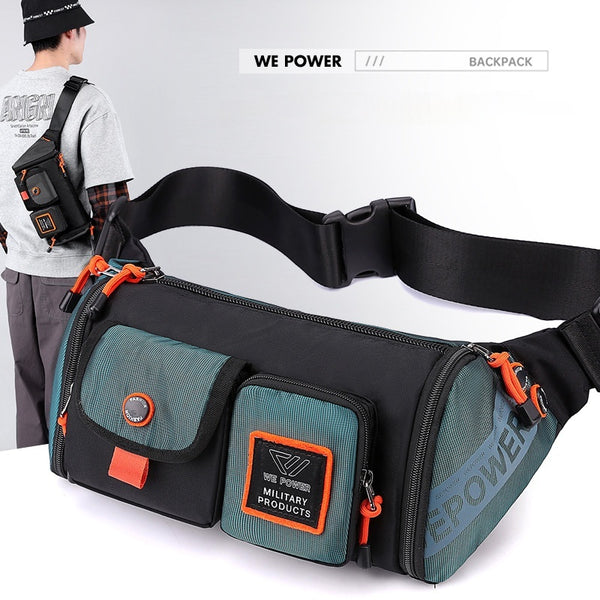 Bolsa Pectoral Impermeable para Hombre - Estilo Urbano Moderno