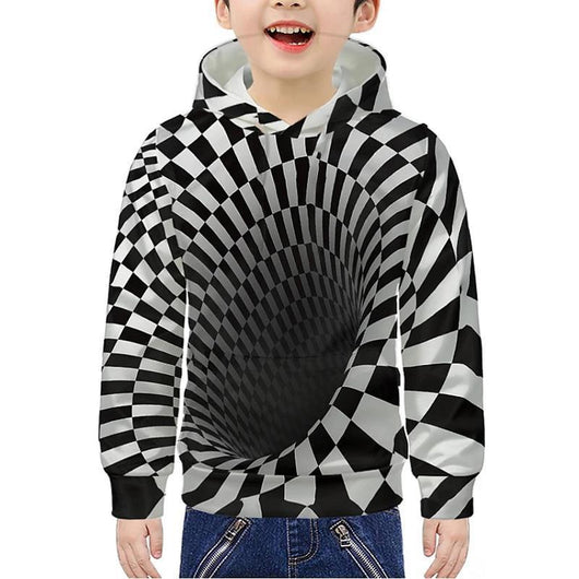 Suéter Infantil con Impresión Digital de Ilusión Óptica 3D - Image 4