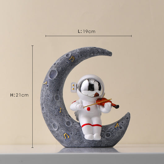 Figuras Decorativas Nórdicas de Astronauta en Resina - Image 11