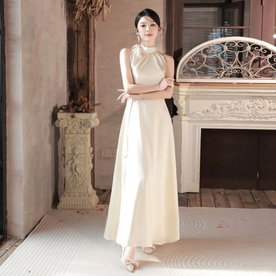 Vestido de Champagne Nicho Lujo para Verano - Image 13