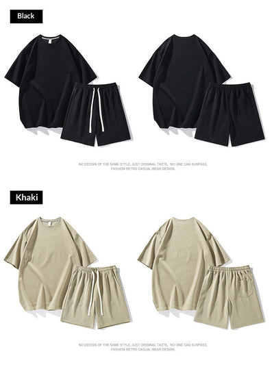 Conjunto Deportivo Hombre Verano Seda Helada Ligero Cómodo - Image 23