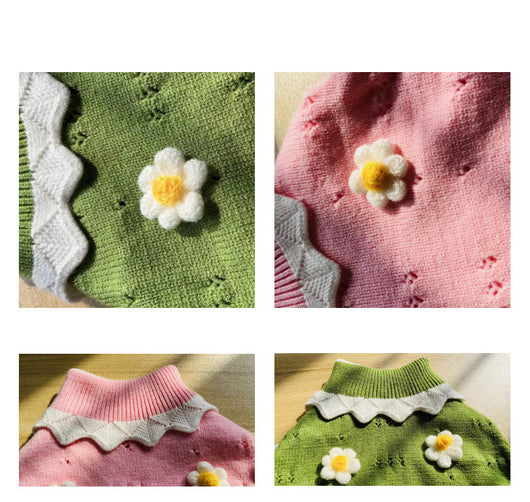 Suéter Cálido para Perros y Gatos - Colección Flores Otoño e Invierno - Image 8