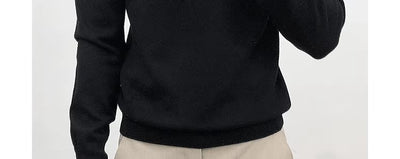 Suéter Básico Cuello Redondo para Hombre - Pullover Versátil - Image 19