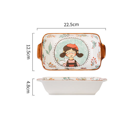 Juego de Platos para Arroz de Cerámica con Diseño de Cuento de Hadas - Image 19