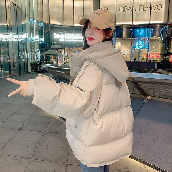 Abrigo Acolchado Estilo Coreano Suelto para Otoño Invierno - Image 6