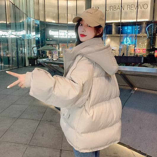 Abrigo Acolchado Estilo Coreano Suelto para Otoño Invierno - Image 6