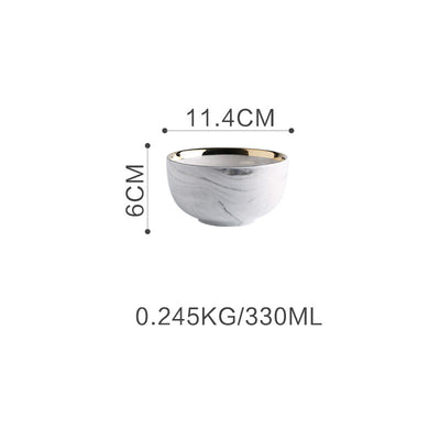 Juego de Vajilla de Mármol - Platos y Boles para Arroz - Image 3