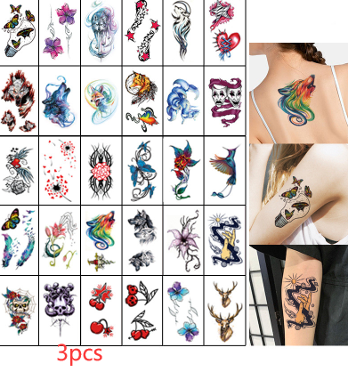 Tatuajes Temporales Impermeables Estilo Europeo y Americano - Image 6