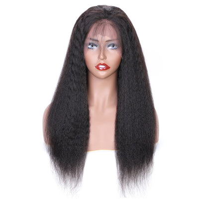 Peluca Frontal de Encaje Yaki 13x4 Cabello Liso y Ondulado - Image 6