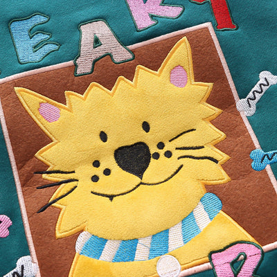 Sudadera con Capucha para Mujer con Parches Bordados Estilo Cartoon - Image 5