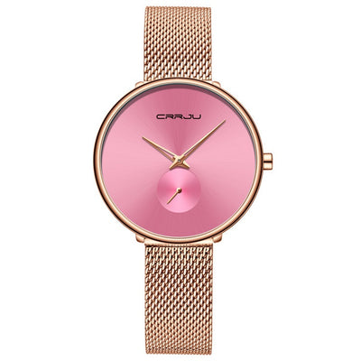 Reloj de Pulsera Mujer Acero Inoxidable Malla Minimalista - Image 14