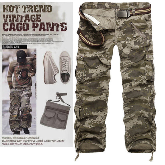 Pantalones Cargo Camuflaje para Hombre - Estilo y Comodidad - Image 10