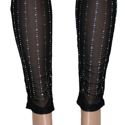 Jumpsuit Elegante de Malla Transparente con Strass y Tirantes - Image 17