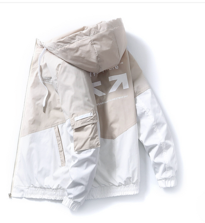 Chaqueta Estampada Suelta con Capucha para Hombre - Image 8