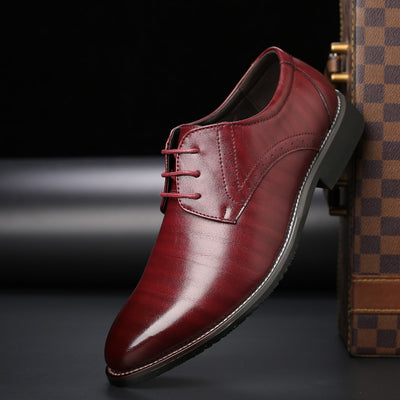 Zapatos de Cuero Británicos Talla Grande para Hombre - Image 7