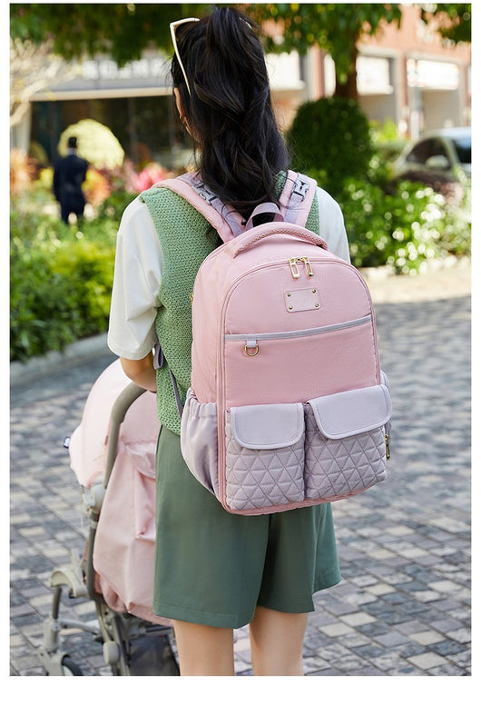 Mochila Pañalera de Gran Capacidad con Múltiples Bolsillos - Image 7
