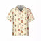 Camisa Estampada Elástica de Fibra de Acetato para Hombre