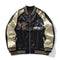 Chaqueta Béisbol Casual Hombre con Bordado de Dragón - Streetwear Premium
