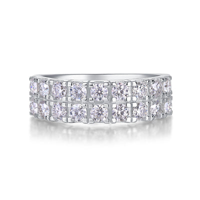 Anillo de Plata Esterlina S925 con Moissanita - Lujo Accesible para Influencers - Image 4