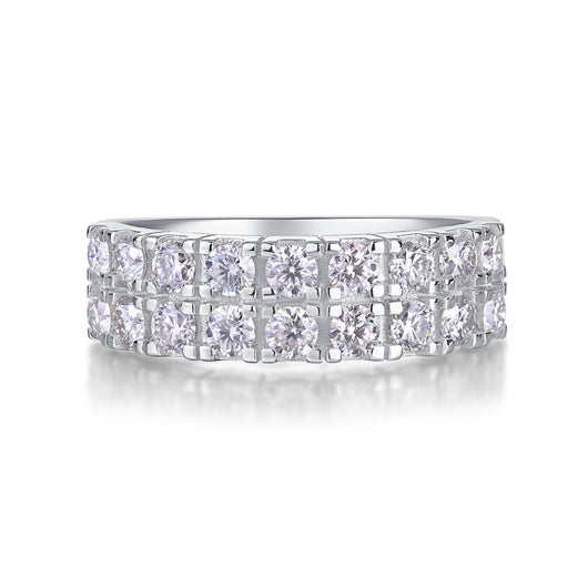 Anillo de Plata Esterlina S925 con Moissanita - Lujo Accesible para Influencers - Image 4