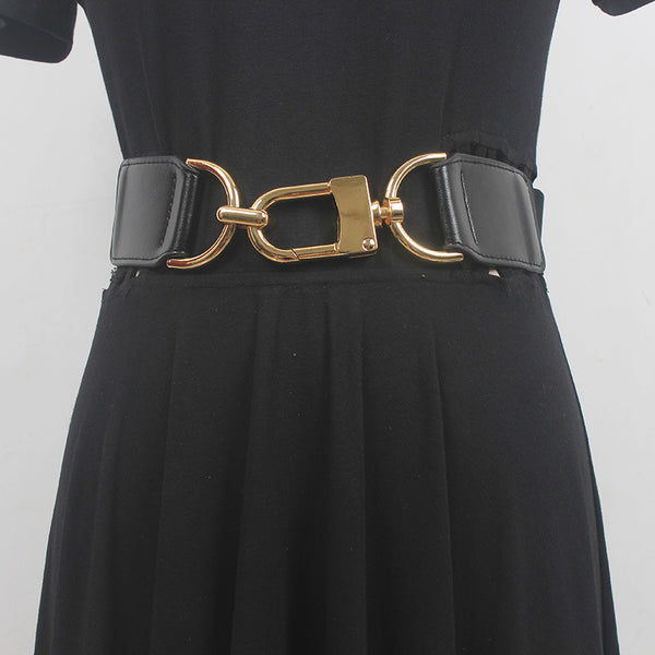 Traje Falda Ejecutivo con Cintura Elástica de Metal