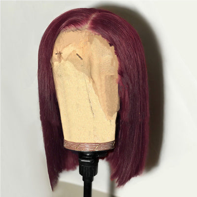 Peluca Corta Estilo Bobo Liso - Cabello Europeo Medio Hombro - Image 2