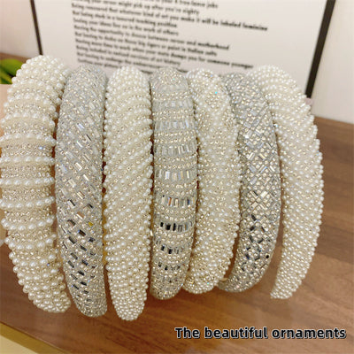 Diadema Perla de Lujo Premium - Alta Definición y Acabado Profesional