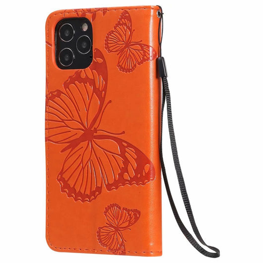 Funda de Cuero para Teléfono con Mariposa Prensada - Image 85