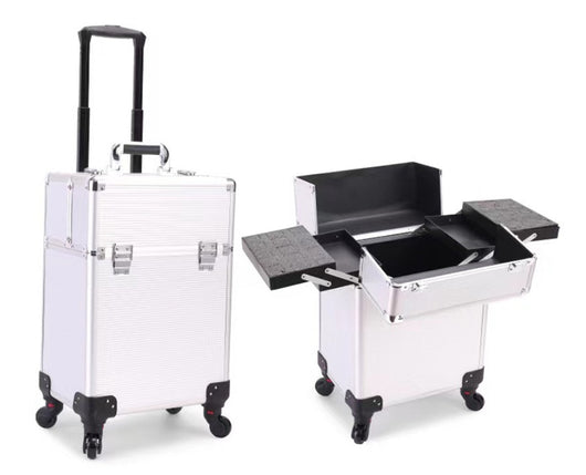 Carrito Profesional de Maquillaje y Cosméticos con Almacenamiento Amplio - Image 4
