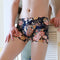 Cuecas Masculinas de Seda Gelo Estampadas Sem Costura Verão