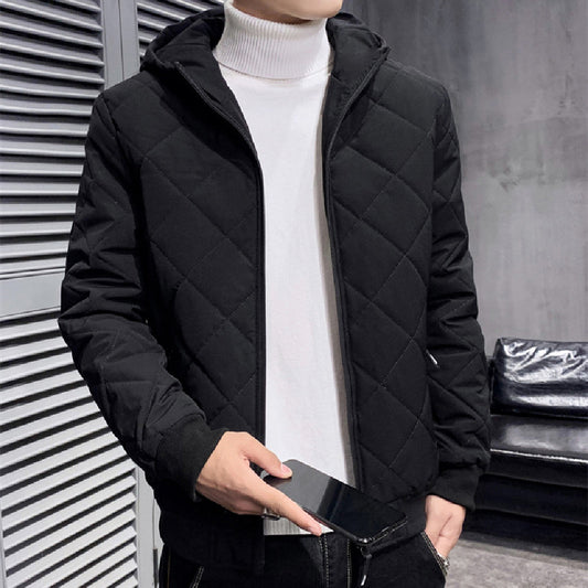 Sudadera de Terciopelo con Capucha para Hombre - Otoño Invierno