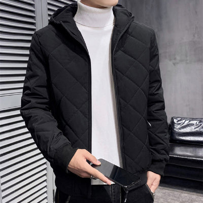 Sudadera de Terciopelo con Capucha para Hombre - Otoño Invierno
