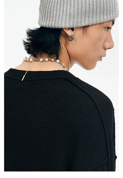 Collar de Perlas Estructura Saturno Ópalo Brillante - Image 20