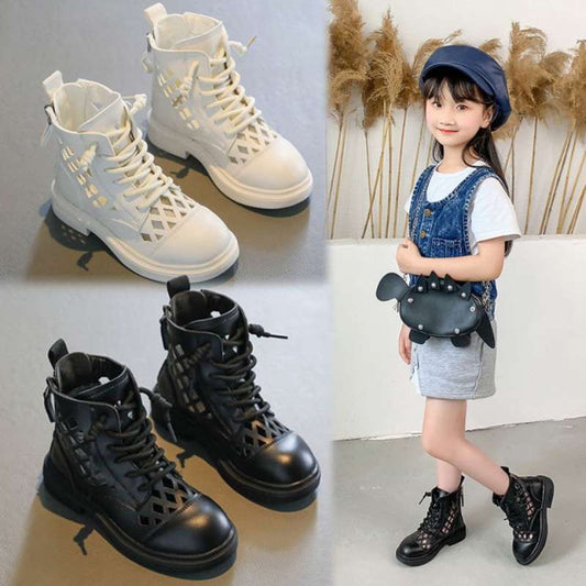 Botas Cortas Infantiles con Malla Transpirable