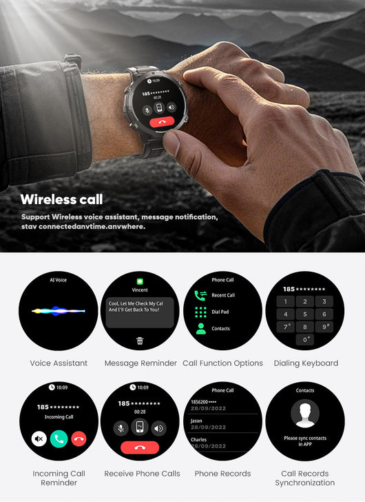 Reloj Inteligente X3 Pantalla Grande HD con Llamadas Bluetooth y Monitoreo de Salud - Image 12
