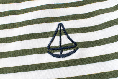 Playera Infantil de Algodón con Rayas para Niños - Image 9
