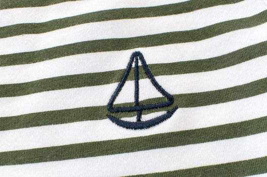 Playera Infantil de Algodón con Rayas para Niños - Image 9