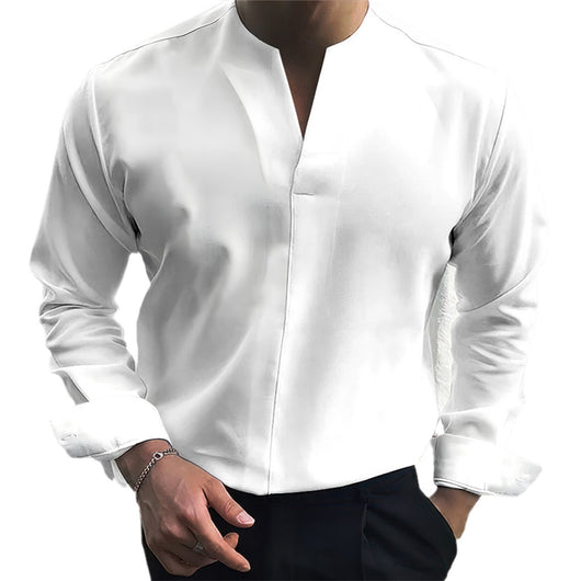 Camisa Casual Slim Fit Talla Grande para Hombre con Diseño 3D - Image 5