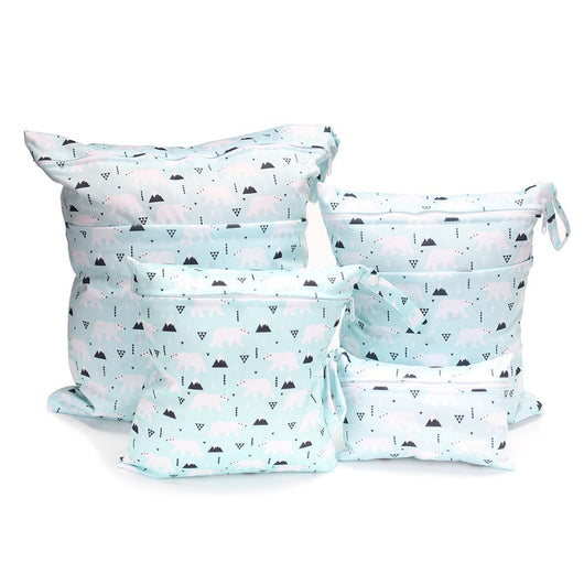 Bolsa Organizadora de Pañales con Estampados Infantiles - Set de 4 Piezas - Image 14