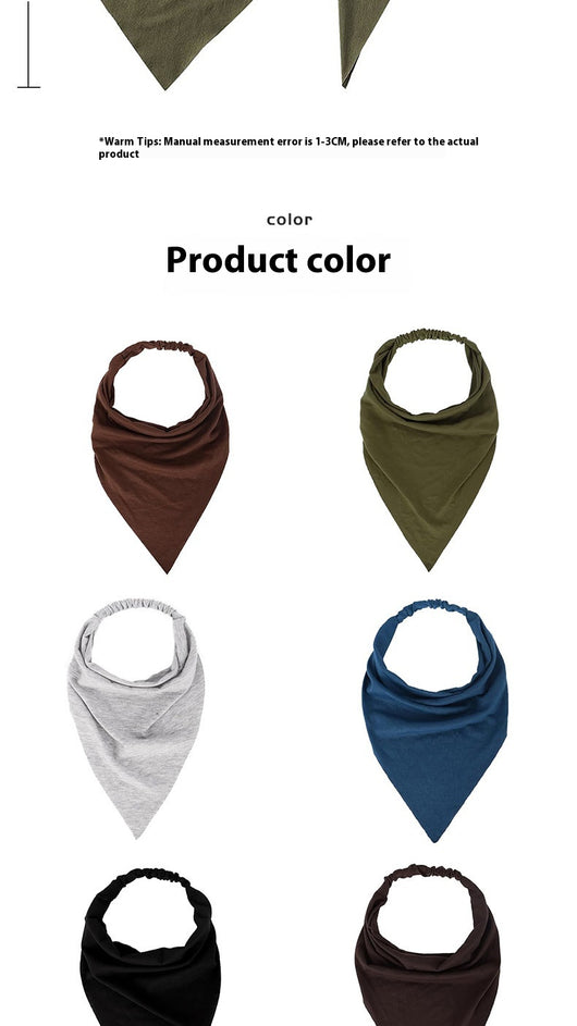Chal Triangular Mujer Color Liso Elástico Versátil y Cómodo - Image 17