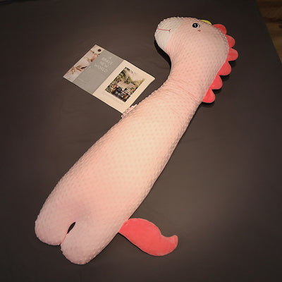 Almohada Larga de Terciopelo Animal para Sofá y Cama - Image 8